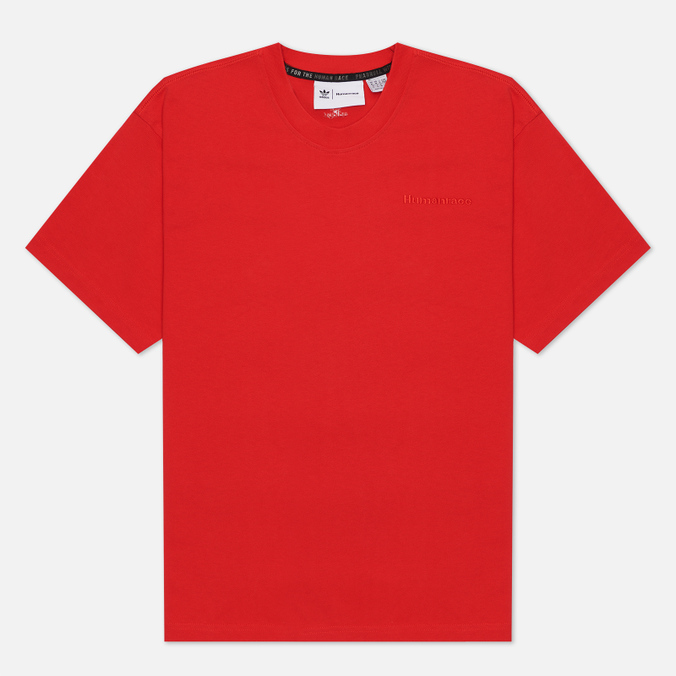 Мужская футболка adidas Originals, цвет красный, размер M HF9955 x Pharrell Williams Human Race Basics - фото 1