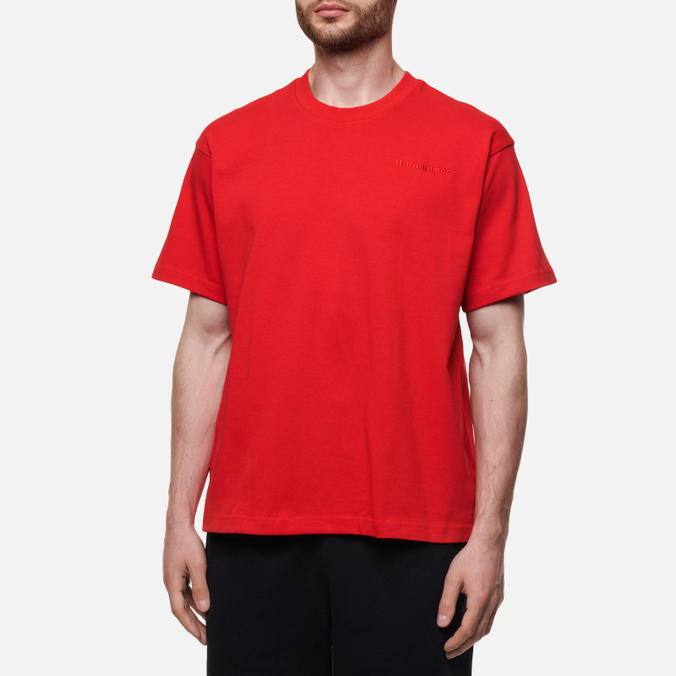 Мужская футболка adidas Originals, цвет красный, размер M HF9955 x Pharrell Williams Human Race Basics - фото 4