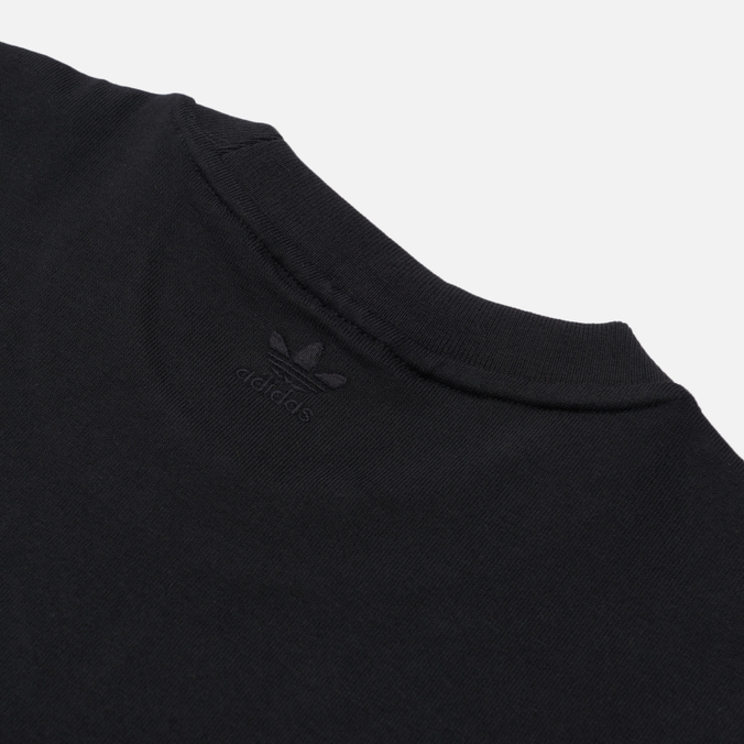 Мужская футболка adidas Originals, цвет чёрный, размер XS HG1807 x Pharrell Williams Basics Human Race Logo - фото 3
