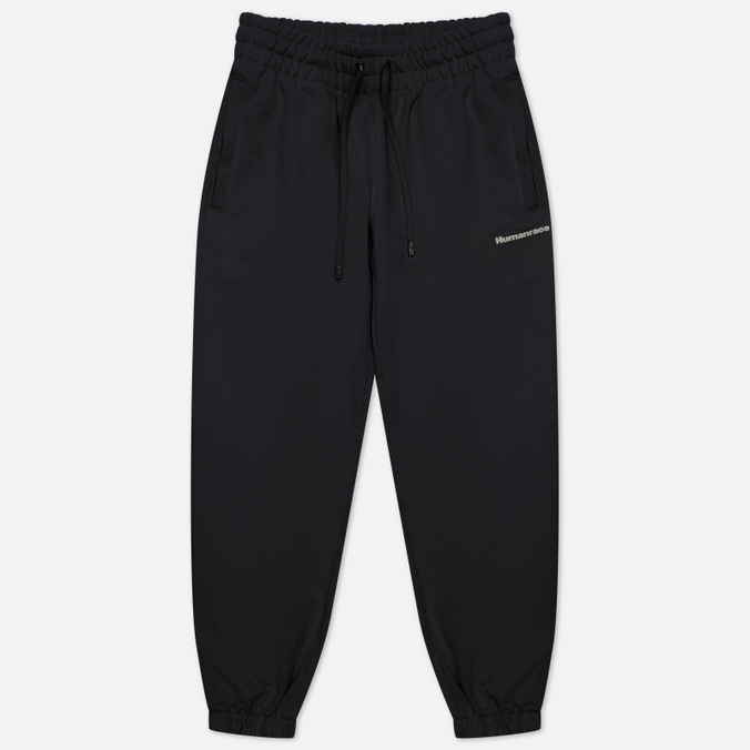 Мужские брюки adidas Originals, цвет чёрный, размер XS HG2690 x Pharrell Williams Basics Human Race Logo - фото 1