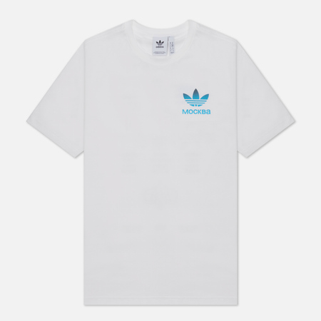 Мужская футболка adidas Originals Moscow Trefoil 20 цвет белый размер XS 1300₽