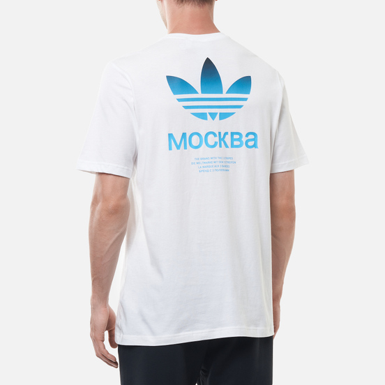 Мужская футболка adidas Originals Moscow Trefoil 2.0 White