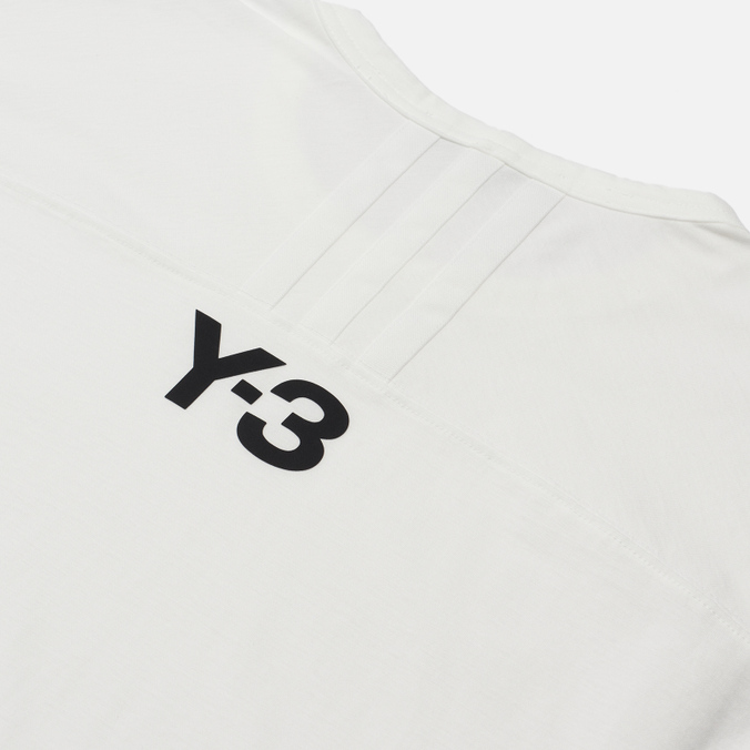 Мужская футболка Y-3, цвет белый, размер L HG6090 Chapter 1 Oversized Stripes - фото 3
