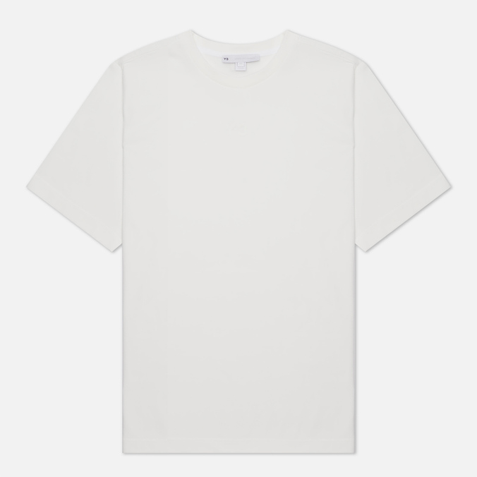 Мужская футболка Y-3, цвет белый, размер L HG6092 Chapter 1 Center Front Logo - фото 1