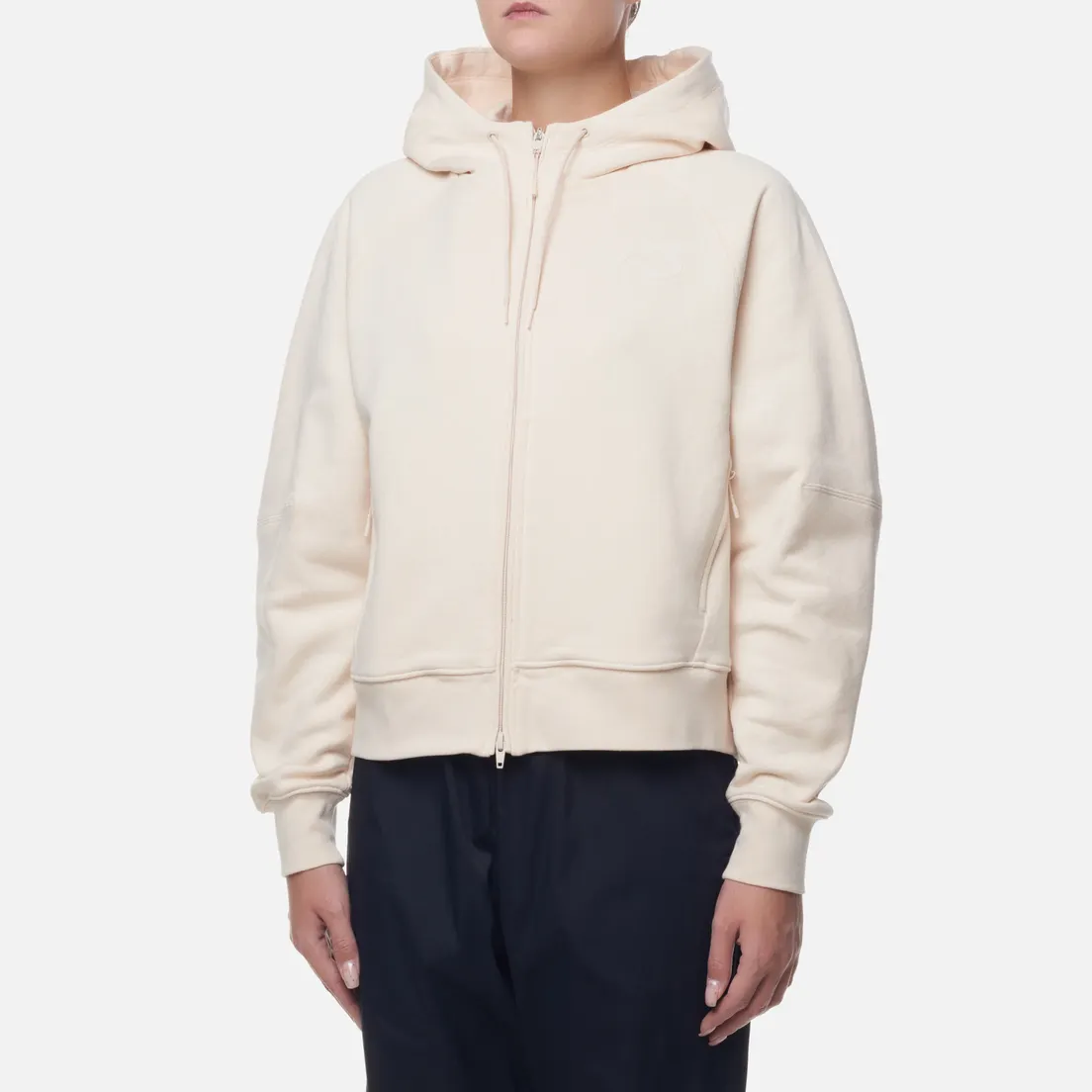 Y-3 Женская толстовка Classic Logo Full Zip-Hoodie