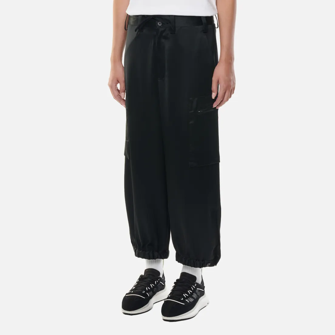 Y-3 Женские брюки Classic Tech Silk Cargo