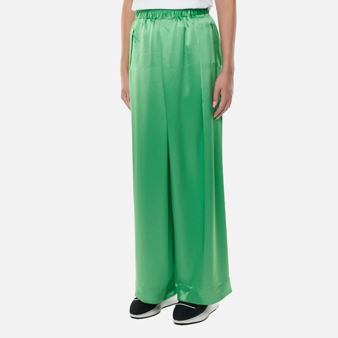 Y-3 Женские брюки Classic Tech Silk Wide Leg