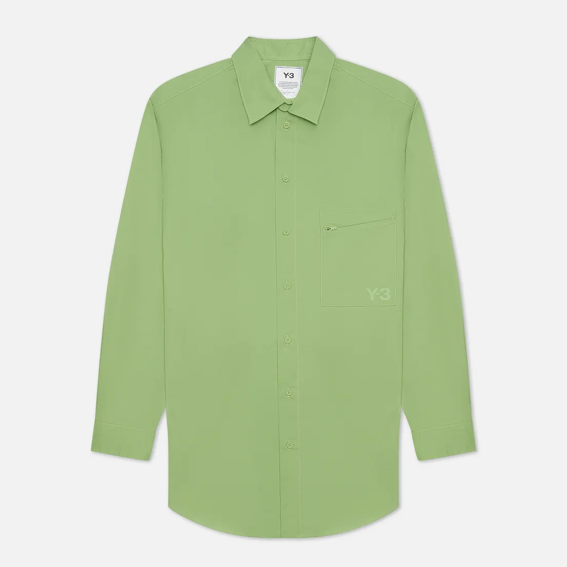 Y-3 Мужская рубашка Classic Chest Logo Button-Down