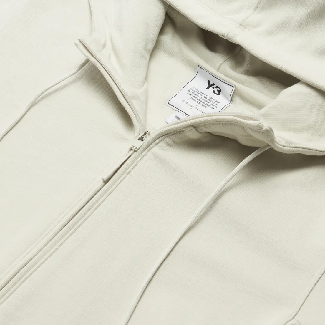 Y-3 Мужская толстовка Classic Back Logo Full Zip-Hoodie