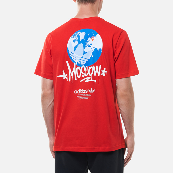 Мужская футболка adidas Originals Moscow Red