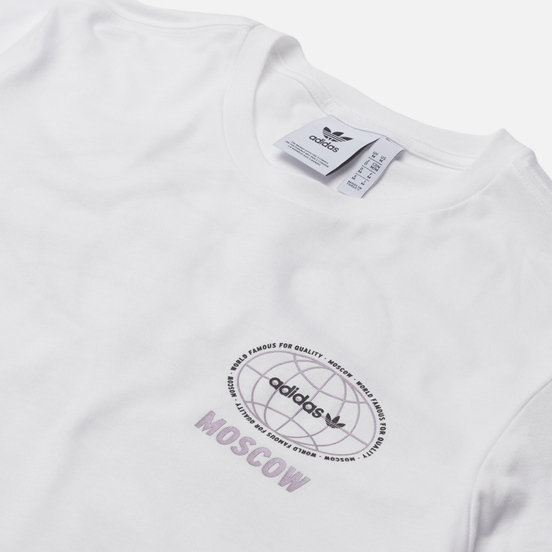 Мужская футболка adidas Originals Moscow World Tour White