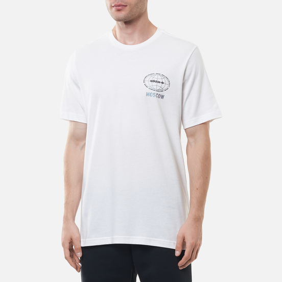 Мужская футболка adidas Originals Moscow World Tour White