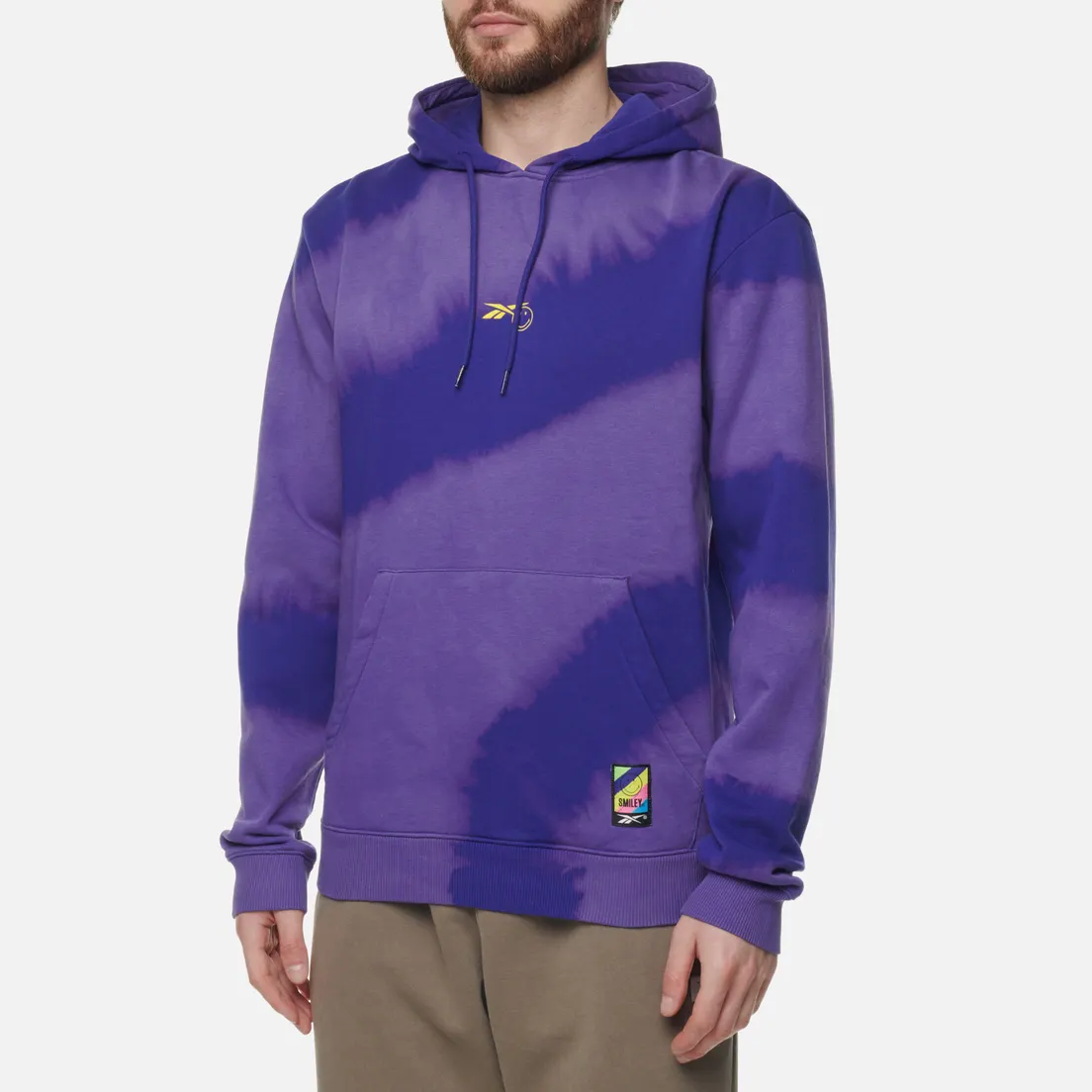 Reebok Мужская толстовка Smiley Hoodie