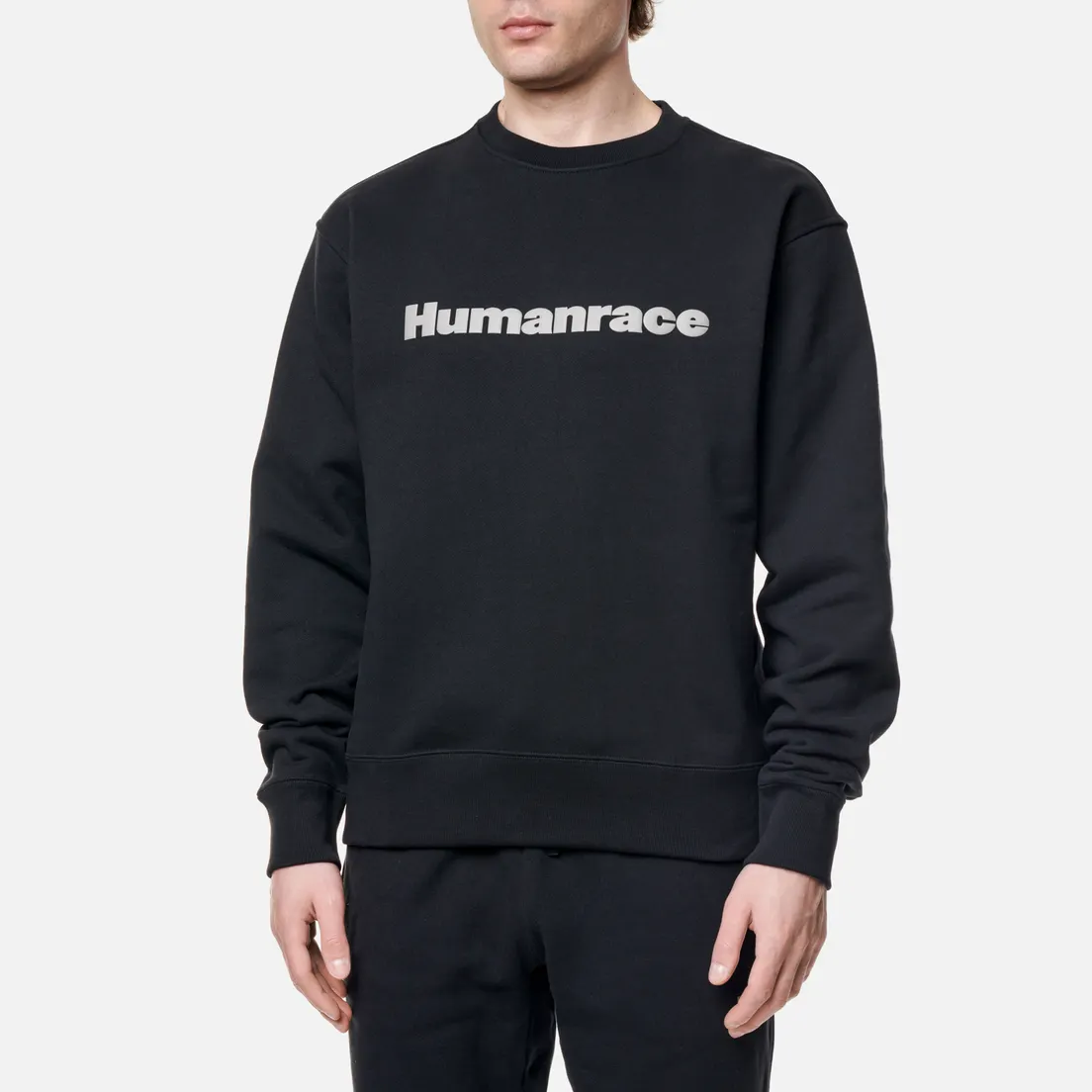 adidas Originals Мужская толстовка x Pharrell Williams Basics Crew Human Race Logo