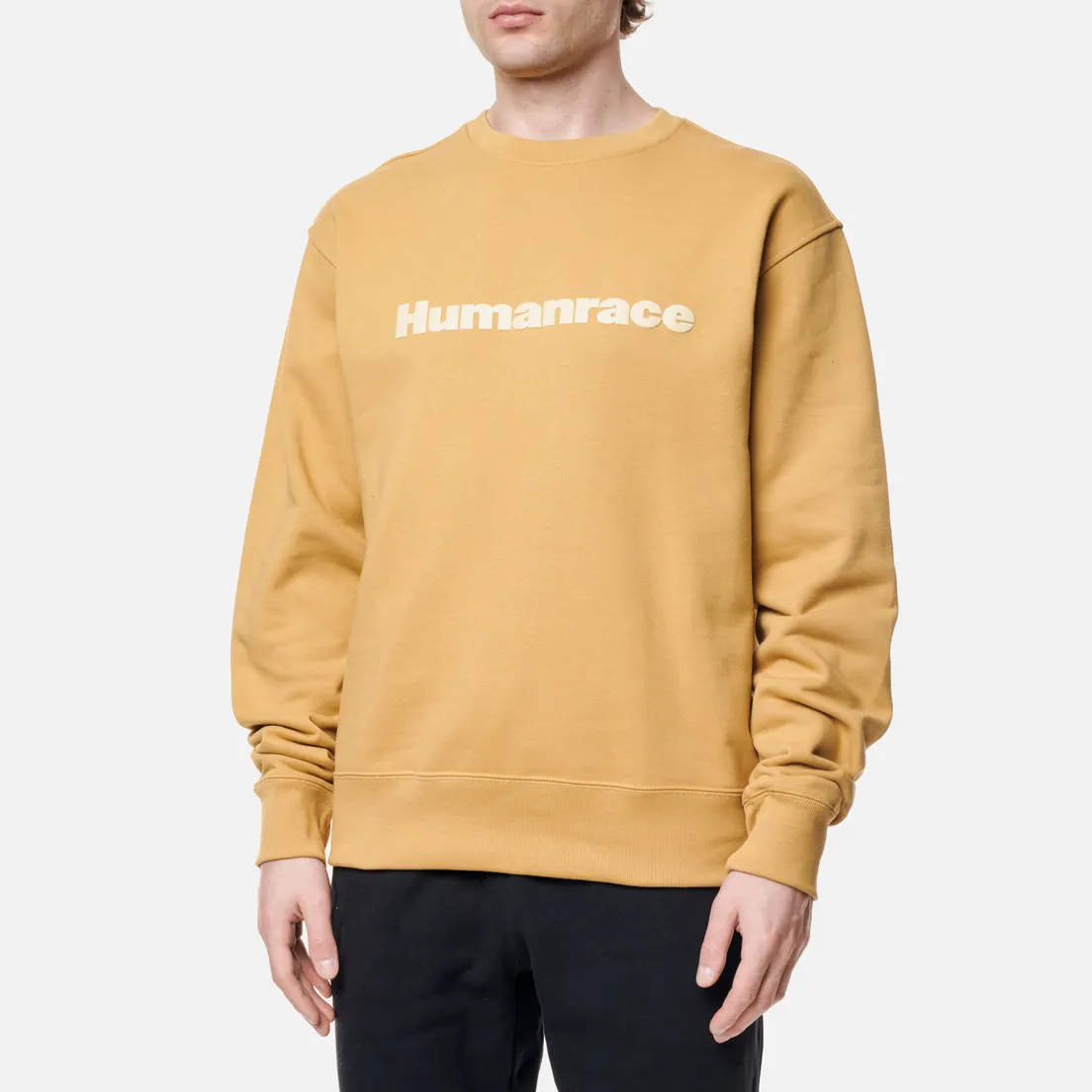 adidas Originals Мужская толстовка x Pharrell Williams Basics Crew Human Race Logo