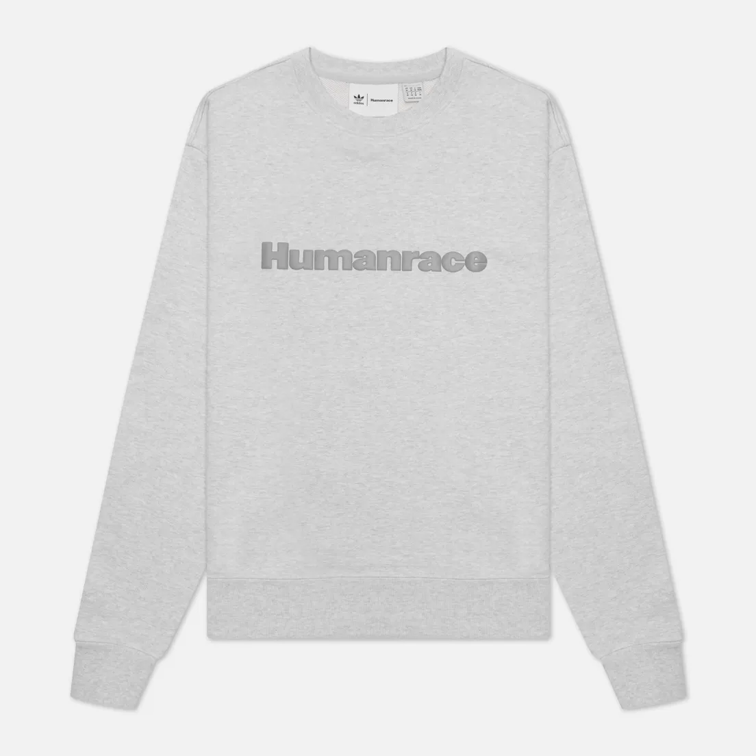 adidas Originals Мужская толстовка x Pharrell Williams Basics Crew Human Race Logo
