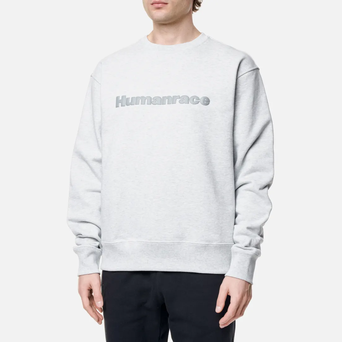 adidas Originals Мужская толстовка x Pharrell Williams Basics Crew Human Race Logo