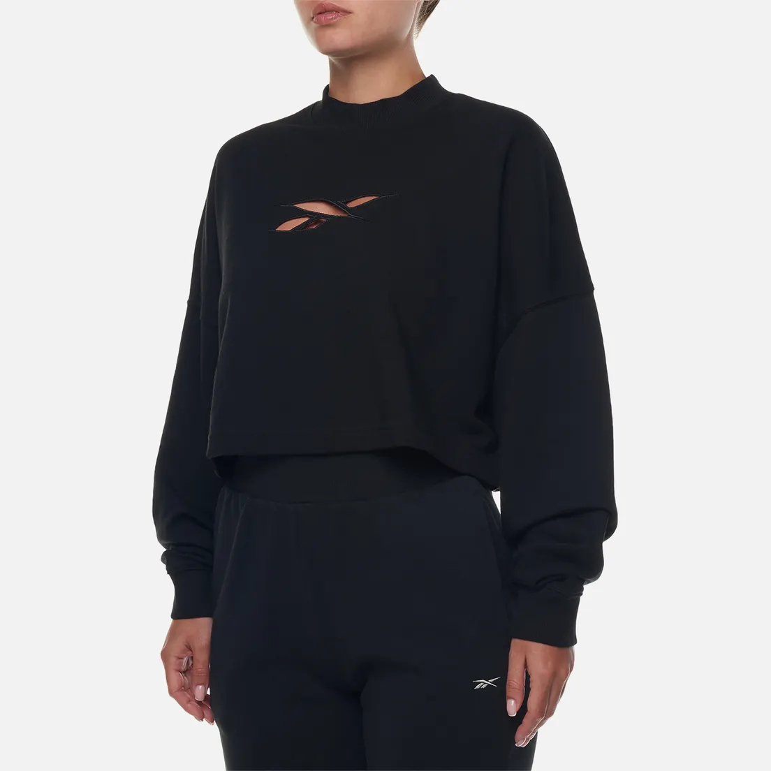 Reebok Женская толстовка Studio Vector Knit Crew