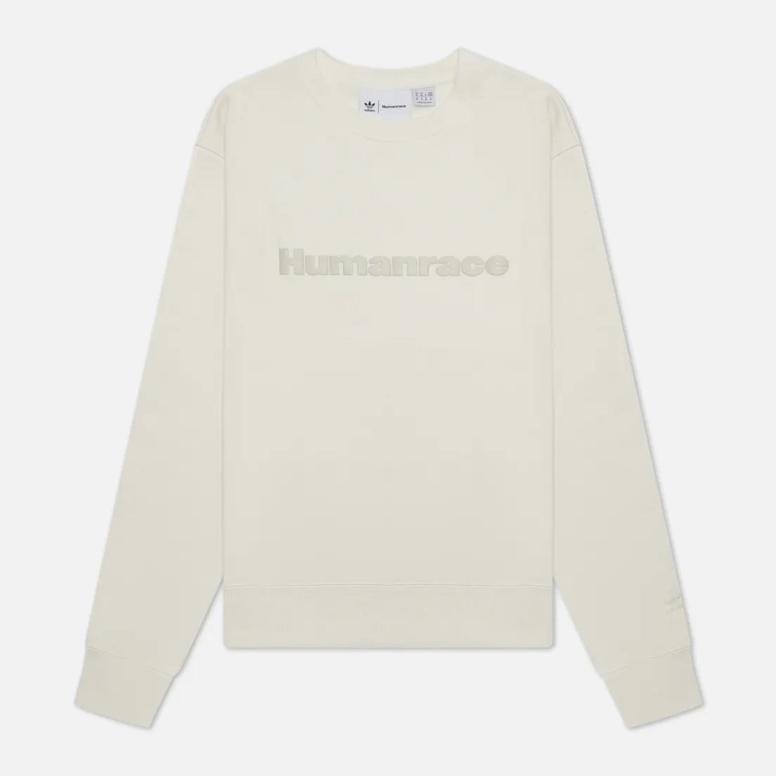 adidas Originals Мужская толстовка x Pharrell Williams Basics Crew Human Race Logo