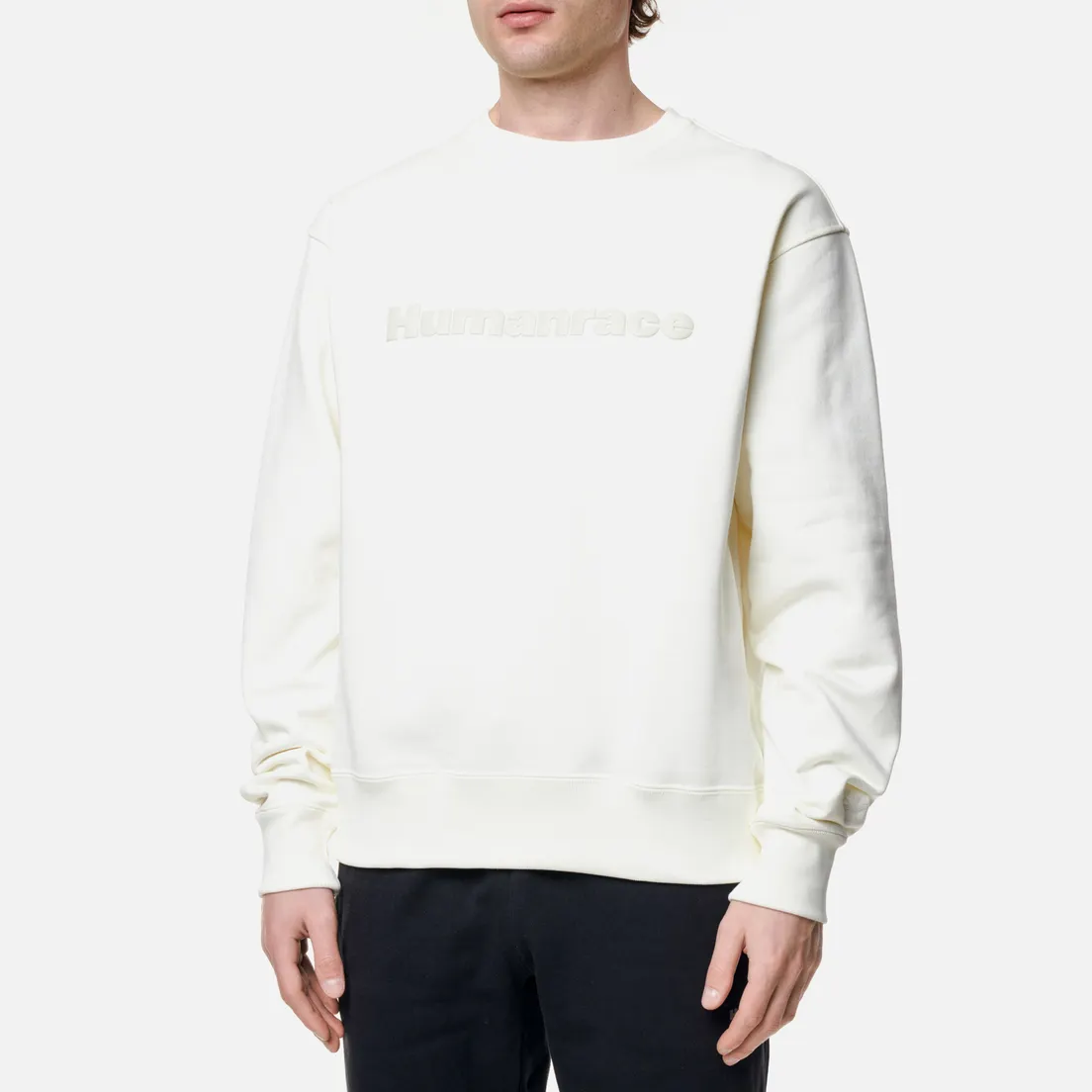 adidas Originals Мужская толстовка x Pharrell Williams Basics Crew Human Race Logo