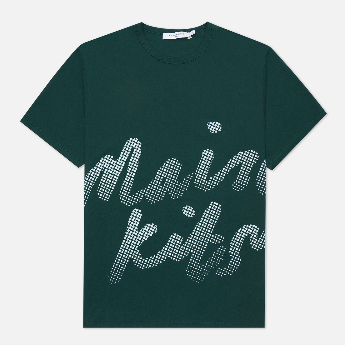 Maison Kitsune Мужская футболка Handwriting Classic