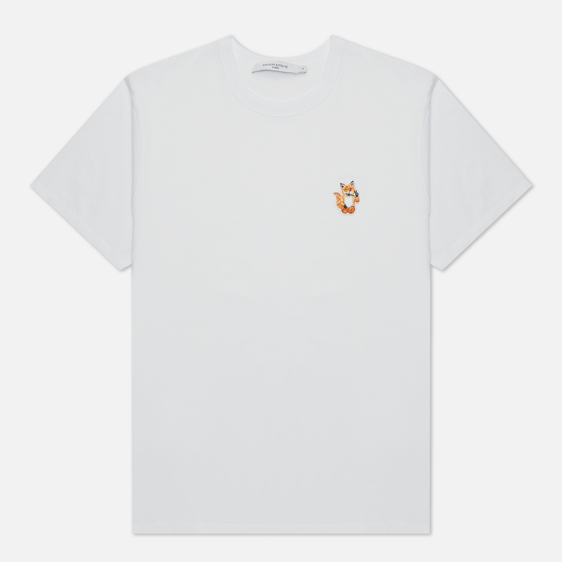 Maison Kitsune Мужская футболка All Right Fox Patch Classic