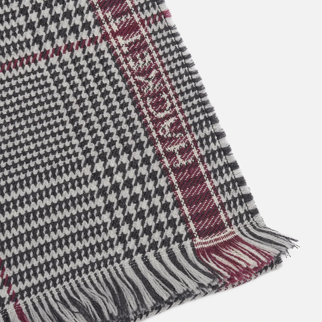 Hackett Шарф Prince Of Wales Windowpane Selvedge