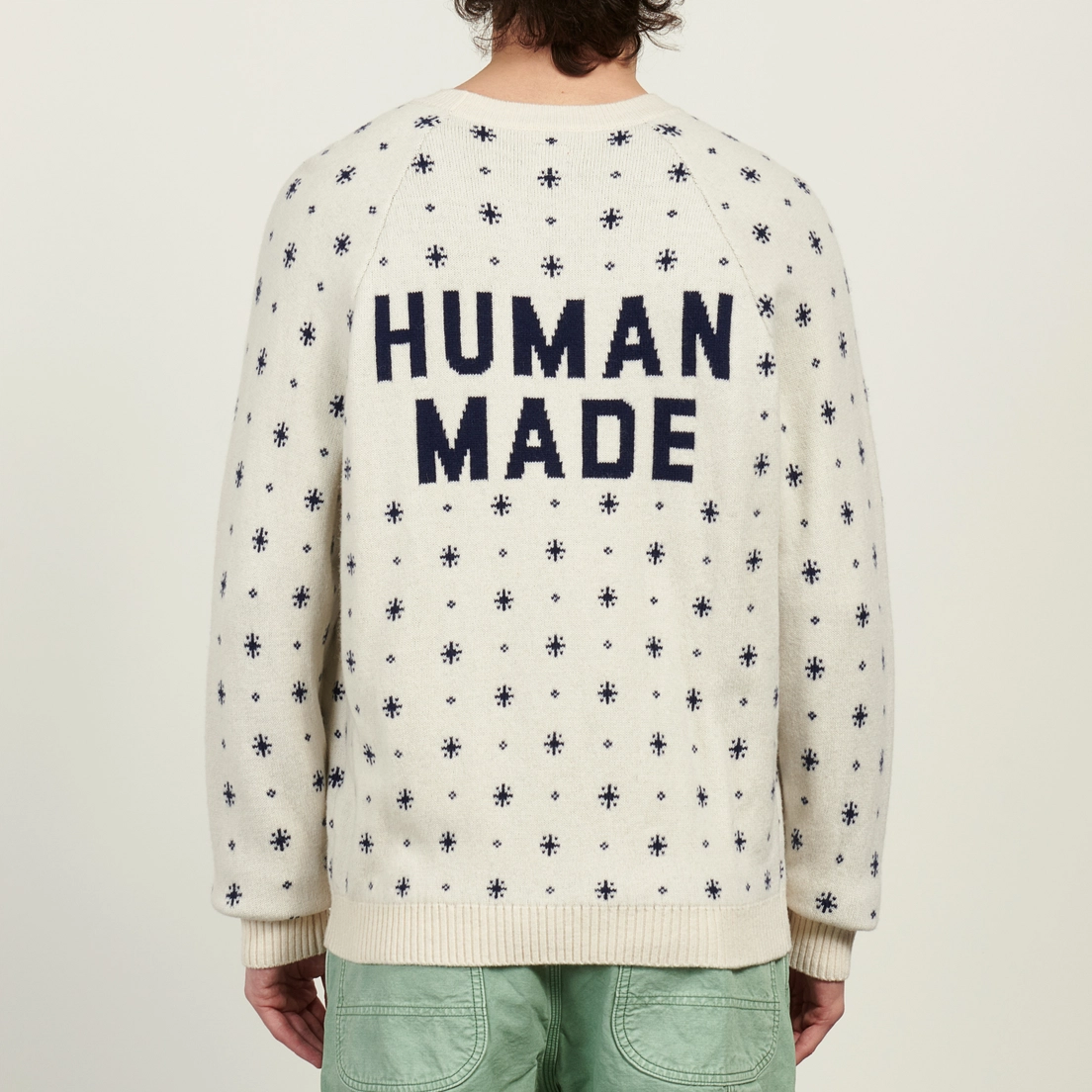 Human Made Мужской свитер Polar Bear Jacquard Knit