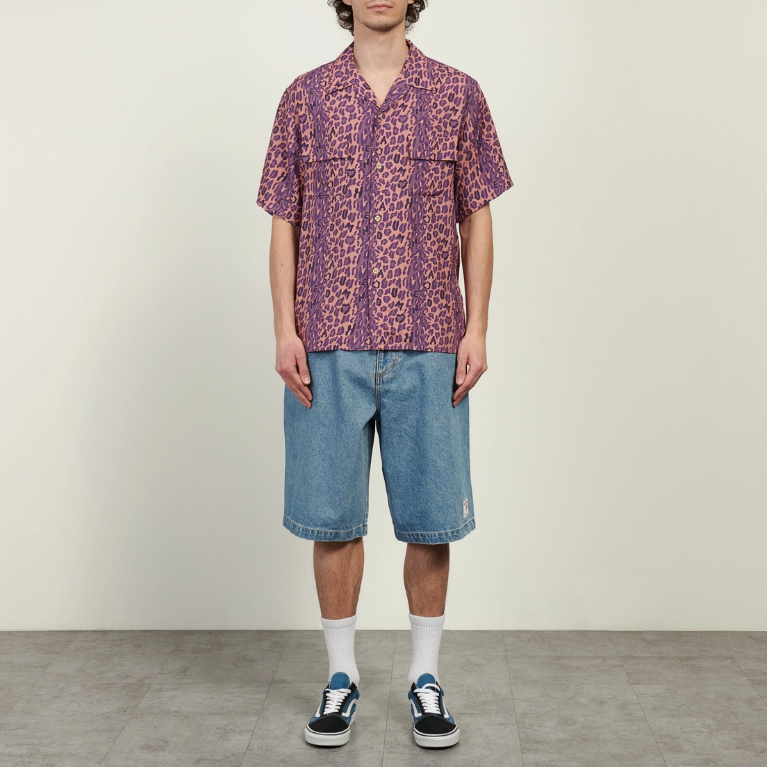 Human Made Мужская рубашка Leopard Aloha