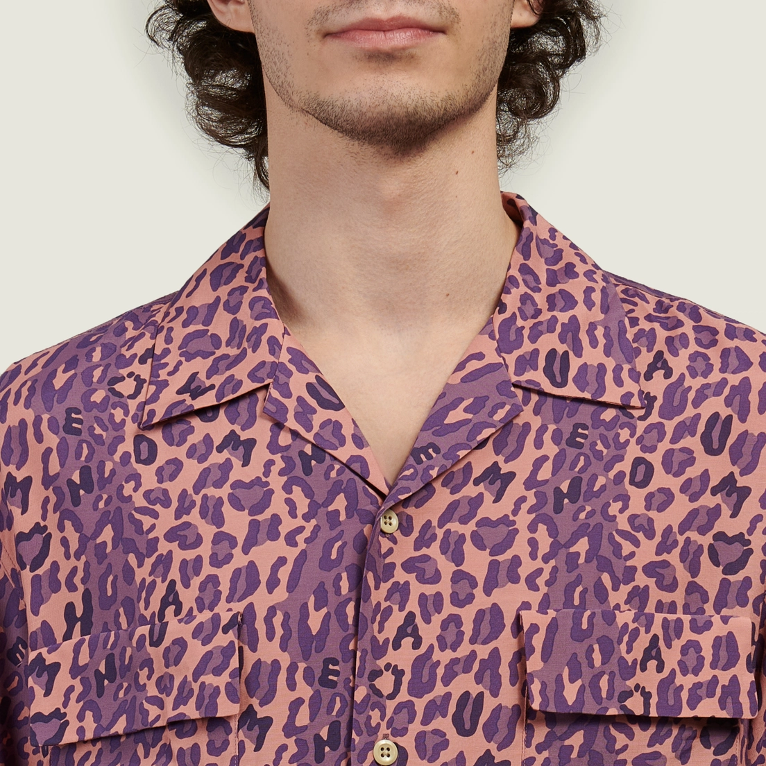 Human Made Мужская рубашка Leopard Aloha