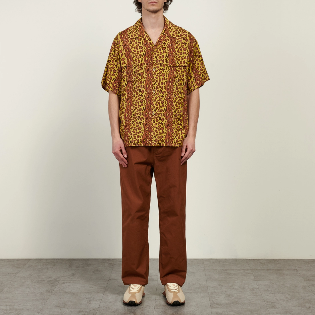 Human Made Мужская рубашка Leopard Aloha