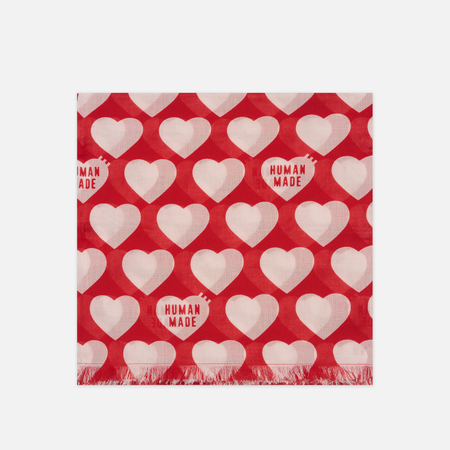 Шарф Human Made Heart Stole, цвет красный