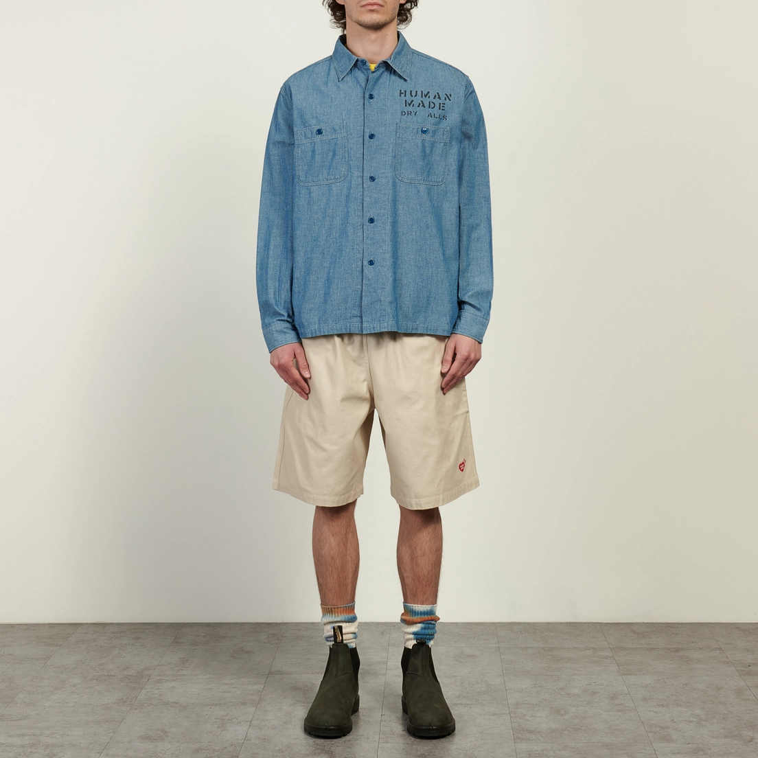 Human Made Мужская рубашка Military Chambray