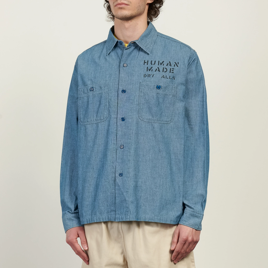 Human Made Мужская рубашка Military Chambray