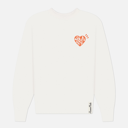 Мужская толстовка Human Made Tsuriami Crewneck, цвет белый, размер XL