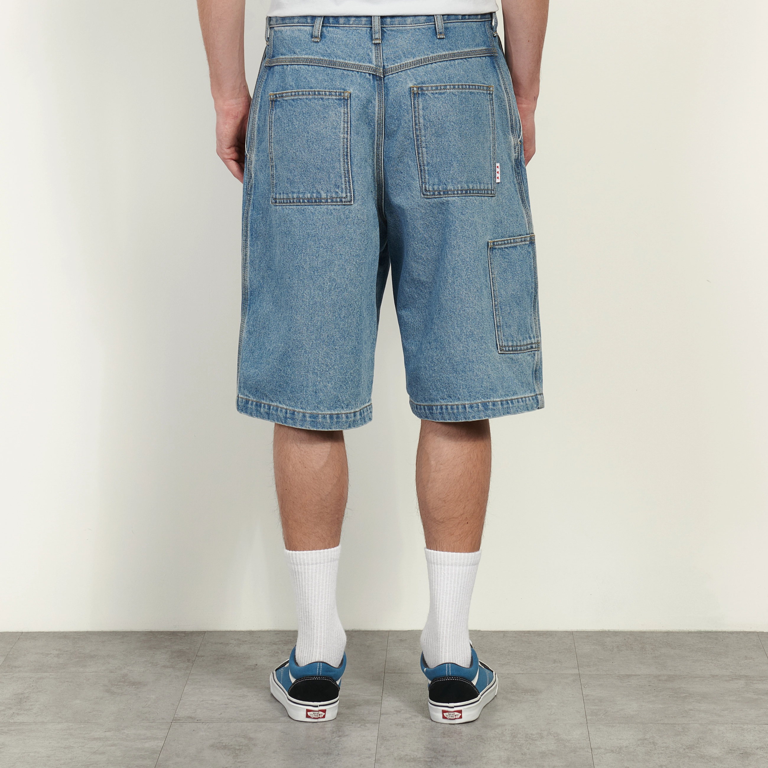 Мужские шорты Human Made Denim Painter, HM29PT017-INDIGO
