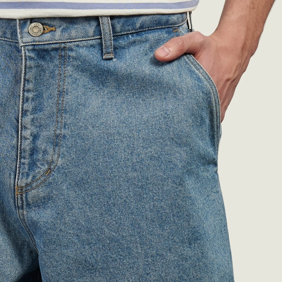 Мужские шорты Human Made Denim Painter, HM29PT017-INDIGO