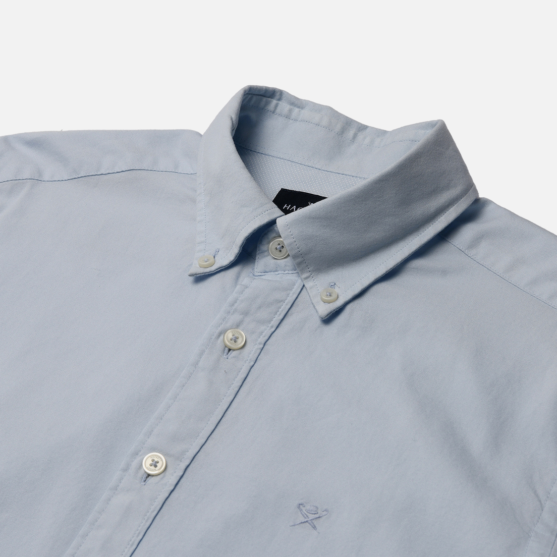 Hackett Мужская рубашка Essential Garment Dyed Oxford