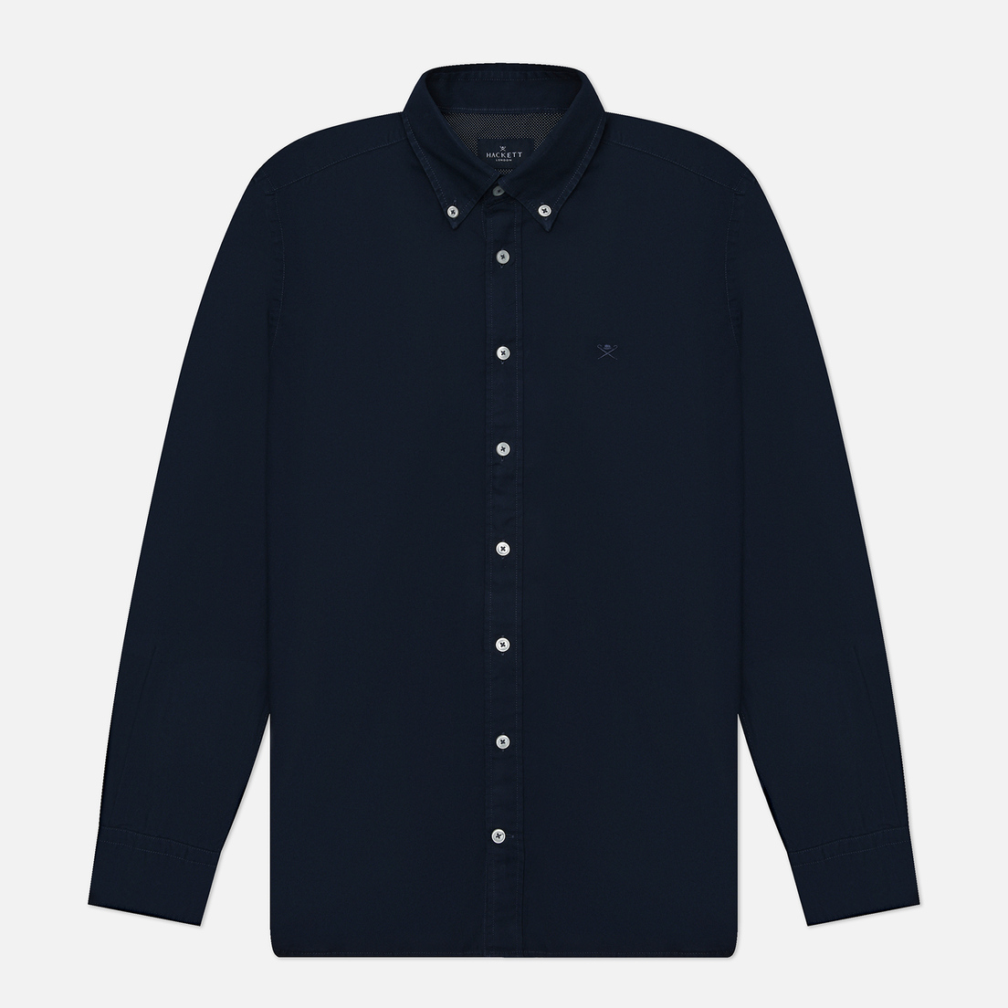 Hackett Мужская рубашка Essential Garment Dyed Oxford