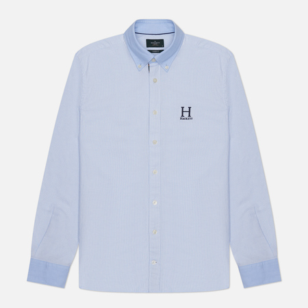 Мужская рубашка Hackett Heritage Oxford Stripe, цвет голубой
