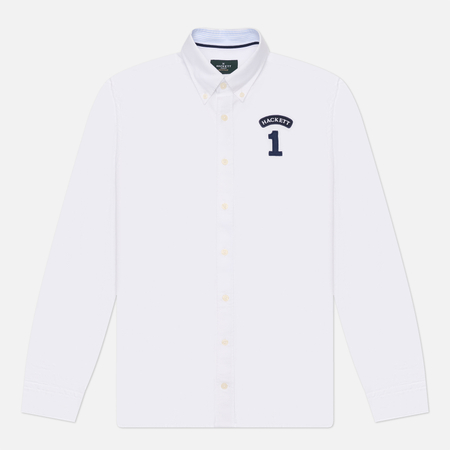 Мужская рубашка Hackett Heritage Oxford Classic, цвет белый, размер M