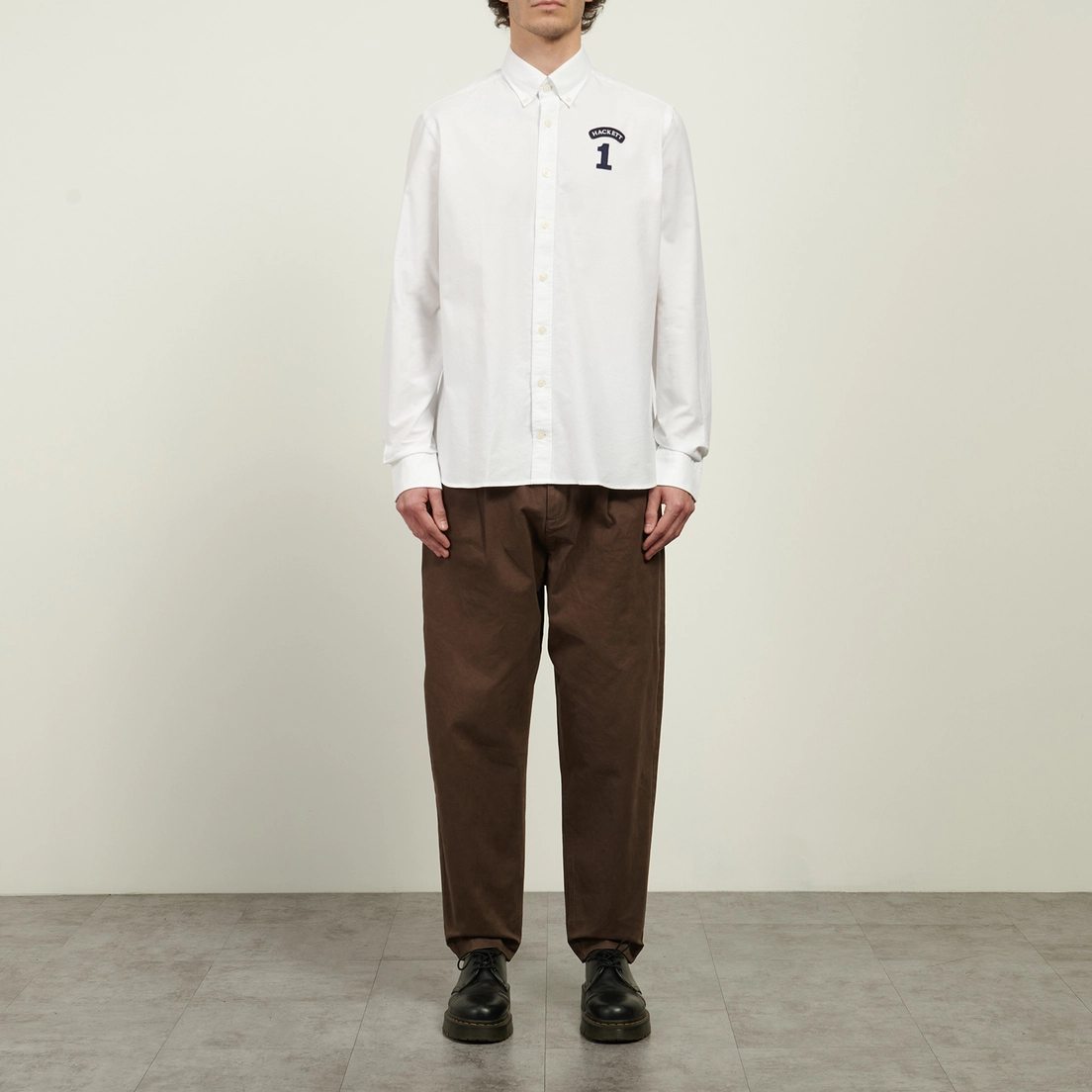 Hackett Мужская рубашка Heritage Oxford Classic