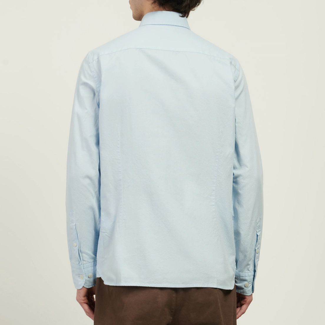 Hackett Мужская рубашка Essential Garment Dyed Oxford Logo