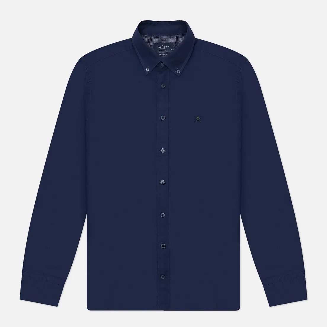 Hackett Мужская рубашка Essential Garment Dyed Oxford Logo