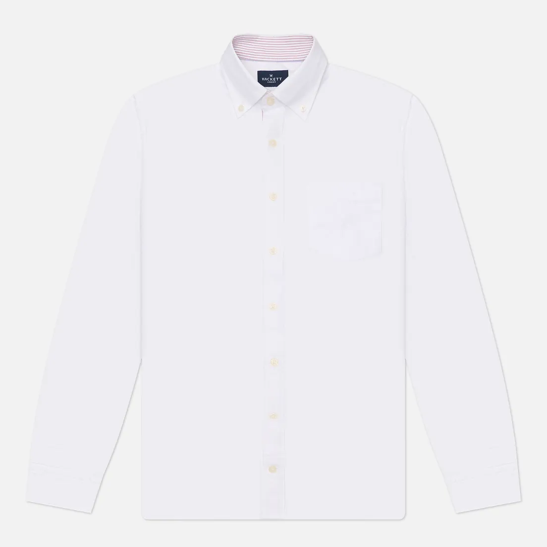 Hackett Мужская рубашка White Oxford Multi