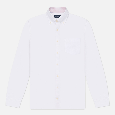 Мужская рубашка Hackett White Oxford Multi, цвет белый, размер XL
