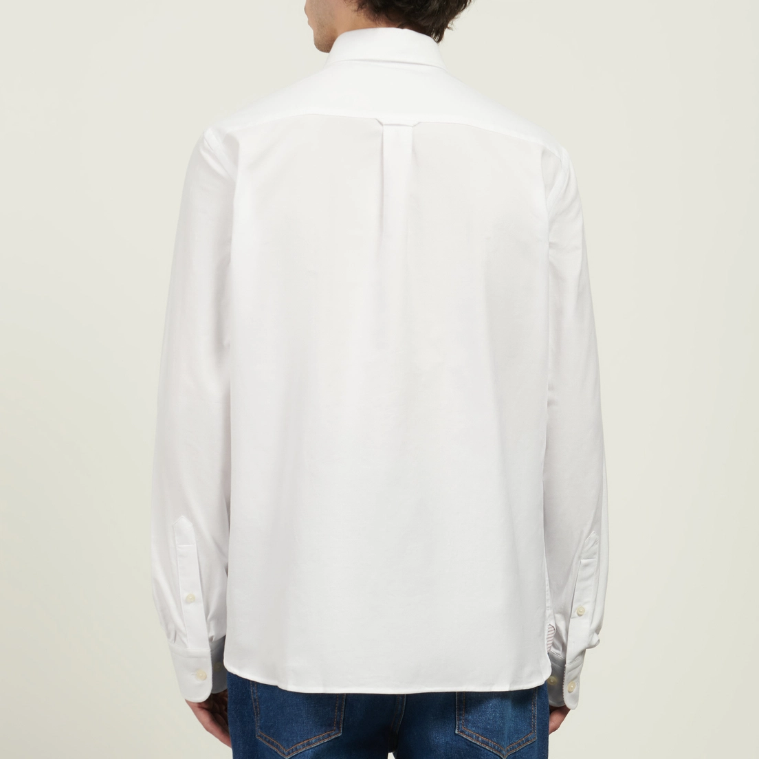 Hackett Мужская рубашка White Oxford Multi