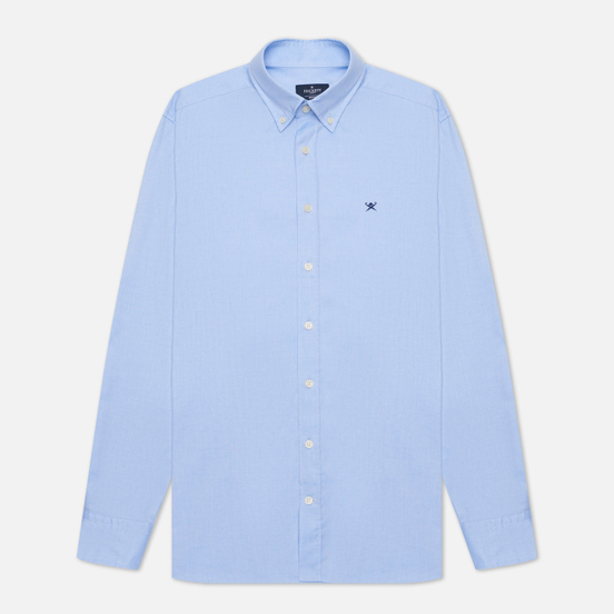 Мужская рубашка Hackett Continuity Washed Oxford Sky