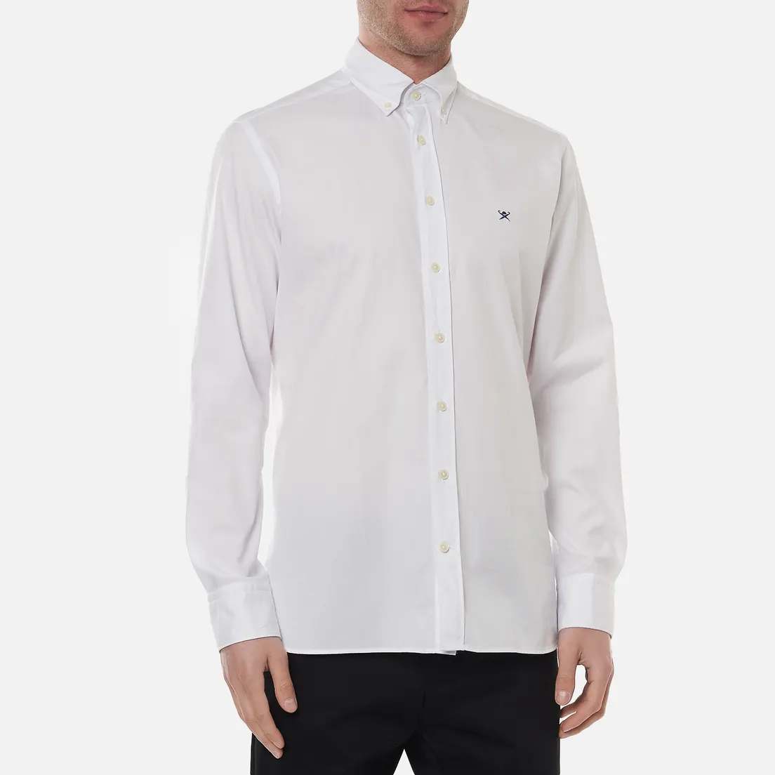 Hackett Мужская рубашка Continuity Washed Oxford