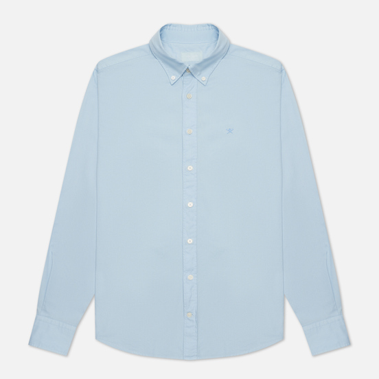 Мужская рубашка Hackett Garment Dye Oxford Chambry Blue